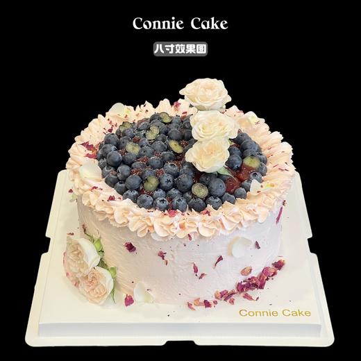 蓝莓 鲜花（玫红色） 爆款 女士蛋糕 商品图2