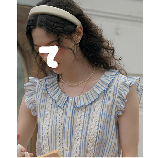 裁缝学苑AS508小飞袖衬衫纸样女装短款上衣小衫服装打板版型图纸 商品图4