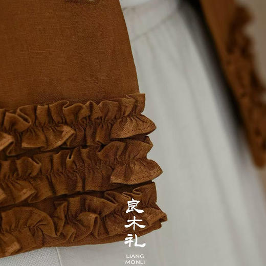 【预售7天】良木礼花边马甲（088） 商品图3