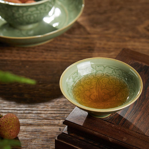 胜溪草堂·耀州窑雅器集 | 偷得天上琉璃色，巧剔（印）青山叠嶂景 商品图2