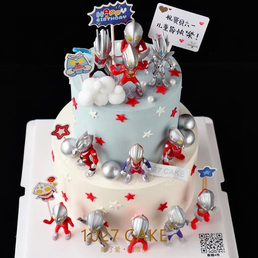 1027CAKE | 双层  奥特曼蛋糕（公仔随机） 商品图1