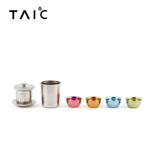 纯钛泡茶器滤网套装一壶4杯【宝库优选】 商品图0