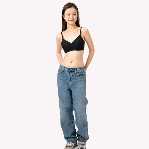 靴下物内衣女小胸聚拢无痕无钢圈文胸聚拢收副乳上托不空杯薄款 商品图4