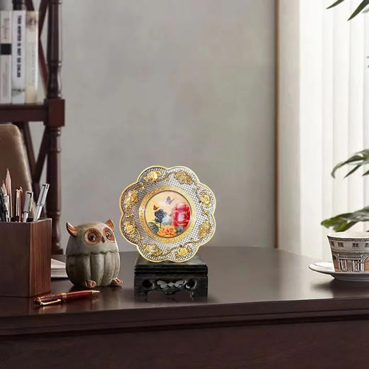 梅花形贵金属香盒  花丝古典工艺  含4克纯银 商品图3