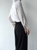 丝所｜S23C013 水晶小立领衬衫［ 黑 / 白 ] 商品缩略图6