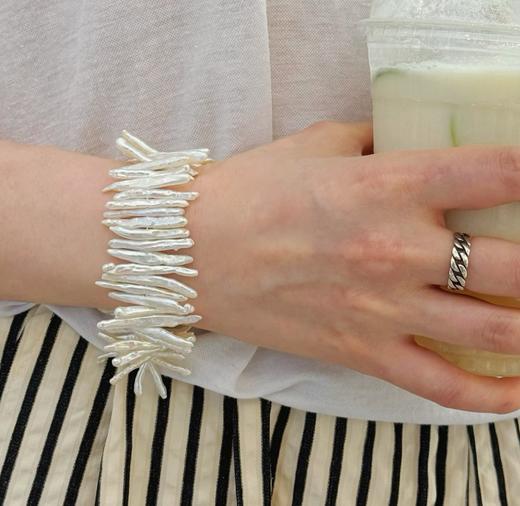 PEARLSIDE 竹林听雨巴洛克珍珠手链 商品图1