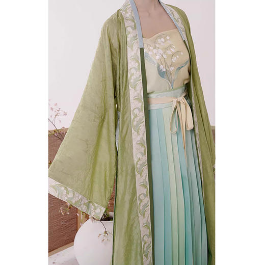 裁缝学苑AS500宋制春夏汉服吊带对襟开衫半身裙套装纸样女装三件套样板 商品图1