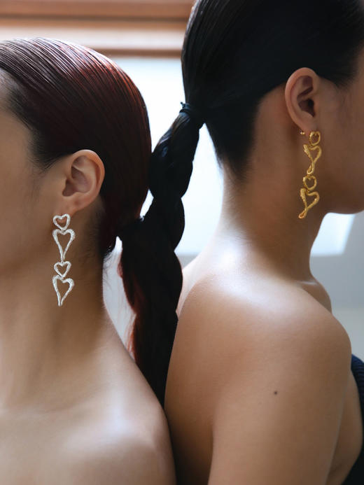 LS｜Heart Alchemy Earrings 炼心术耳环 [ 金 / 银 ]【Love·Atypical Symbols】 商品图2