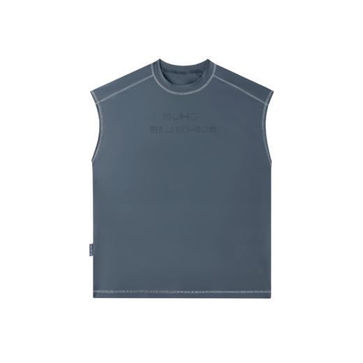 BJHG不计后果 速干透气背心男夏潮牌宽松运动休闲篮球健身无袖t恤 商品图4