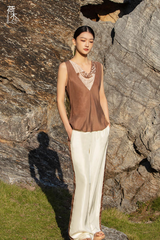 荷木HEMU丨缬云·宽腿裤 商品图0