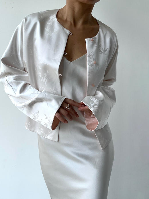 丝所｜24W033 新中式双面穿外套［ 粉A / 绿B ] 商品图7