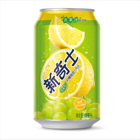 新奇士汽水柠檬青提汽水330ML*1*24