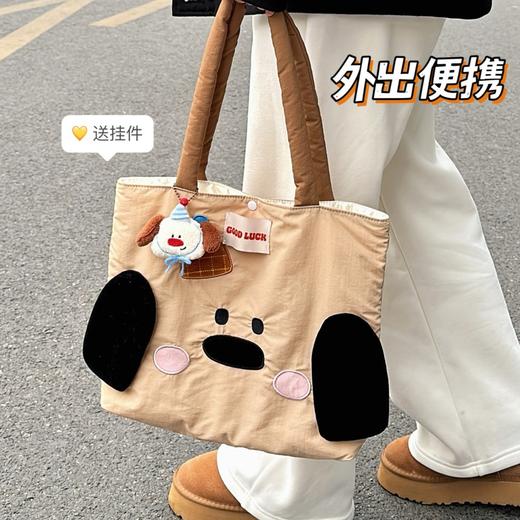 【轻松通勤，刺绣包包！】春夏季百搭单品刺绣包包 时尚通勤小众大容量 单肩少女心手提袋-QQ 商品图1