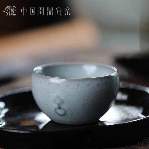 问鼎官窑南官御窑款甲辰战鼓杯 商品图1