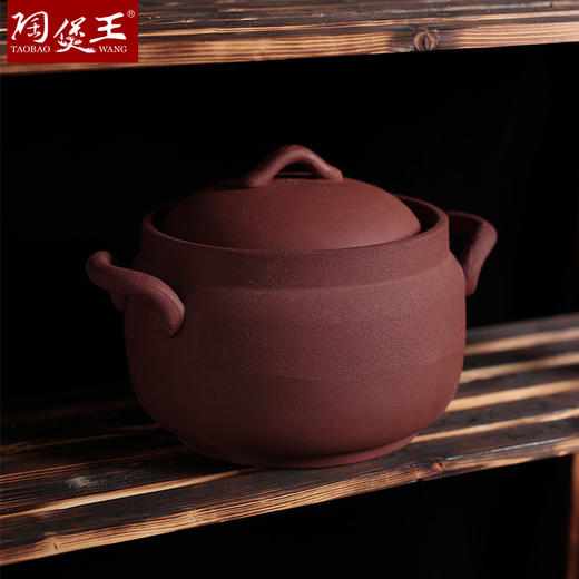 【如意汤煲古朴】陶煲王老式无釉砂锅炖锅家用燃气明火耐高温干烧锅煲汤砂锅土砂锅 商品图9