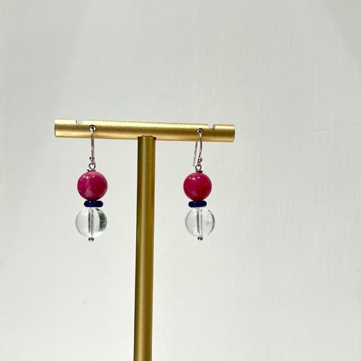 PEARLSIDE 遇见蔷薇水晶耳钩（预售3天） 商品图2