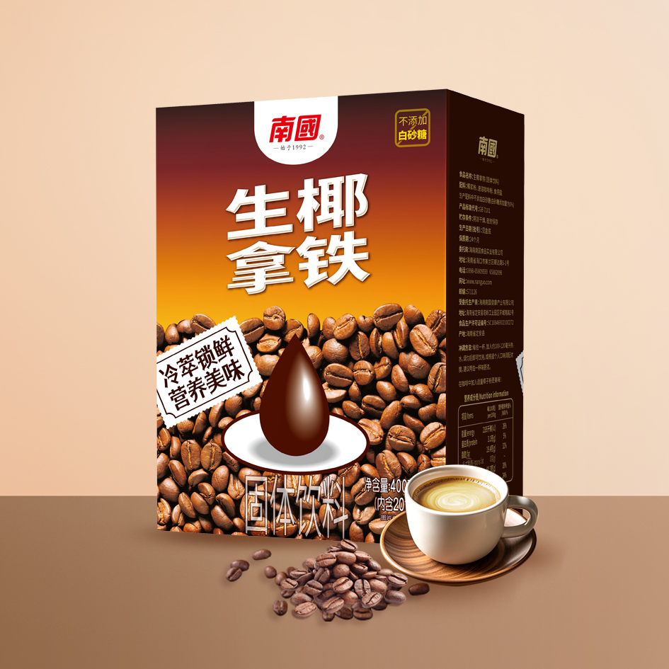 南国生椰拿铁400g（无糖）