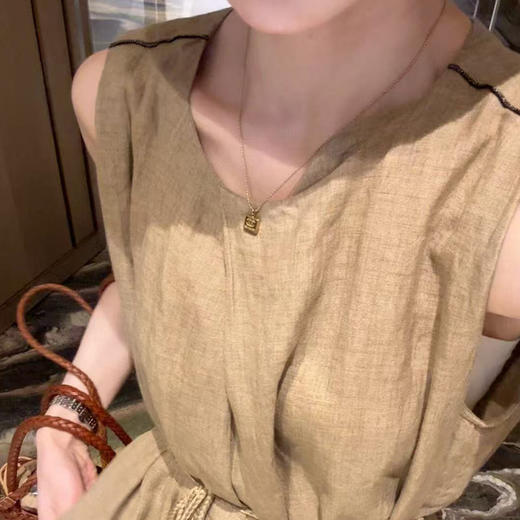 【预售7天】良木礼亚麻连衣裙（5051） 商品图1