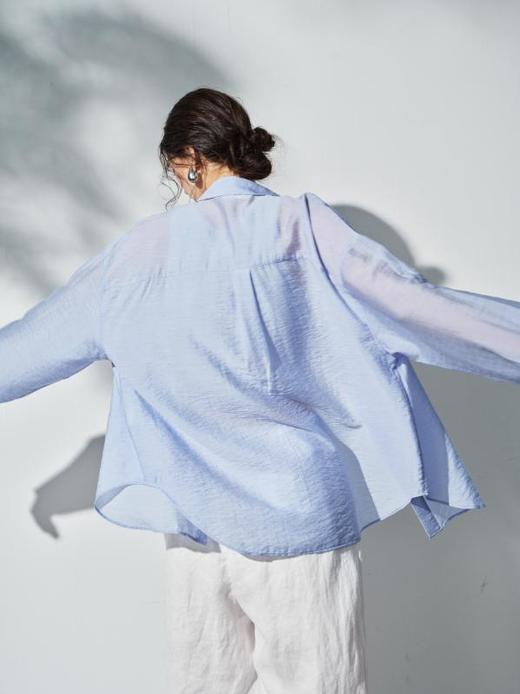 363604013-初棉醋酸天丝肌理感微透宽松衬衫 商品图3