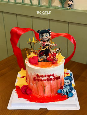 哪吒数码打印蛋糕