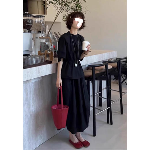 裁缝学苑AS504韩版小衫花苞裙套装纸样女装上衣半身裙样板图纸 商品图3