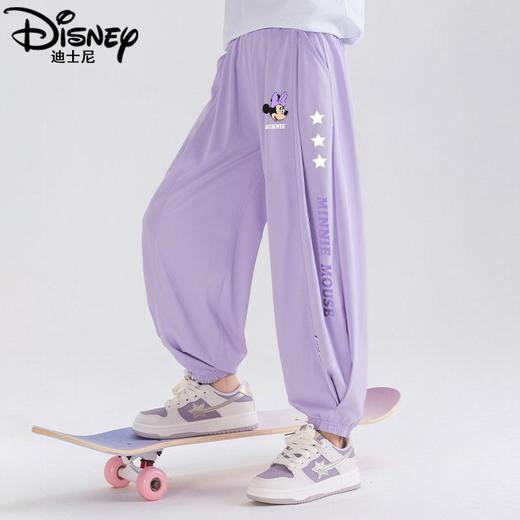 迪士尼女童裤子夏季薄款儿童防蚊裤2025新款女大童冰丝裤女孩长裤 商品图4