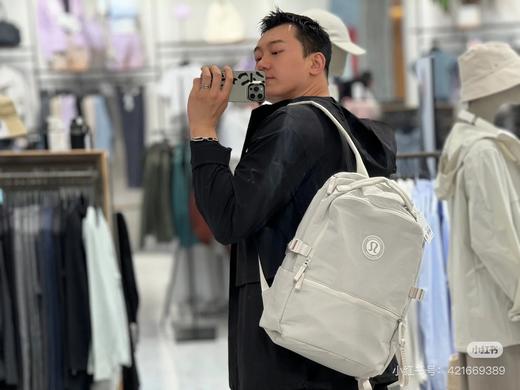 LULU 男女同款 22L格纹面料运动休闲背包/双肩包 Z-15417 商品图2