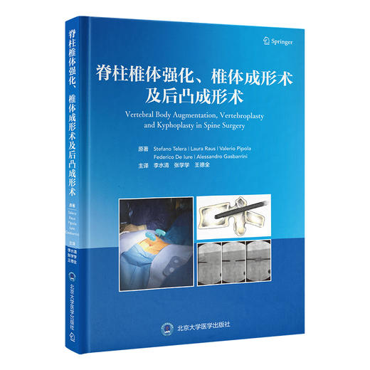 脊柱椎体强化、椎体成形术及后凸成形术   李水清 张学学 王德全 主译   北医社 商品图0