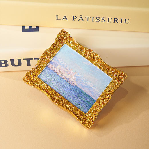 波士顿美术博物馆 大师系列 莫奈日本桥树脂 莫奈昂蒂布海角树脂 莫奈睡莲树脂 冰箱贴 商品图2