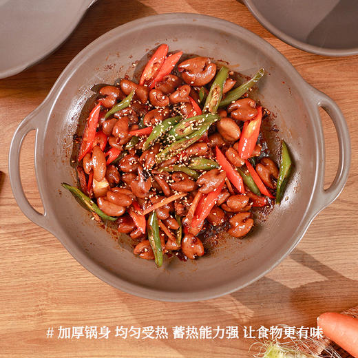 【福星干煲】陶煲王法式福星干煲陶瓷酒精锅耐高温明火干锅锅家用菜锅烤盘 商品图7