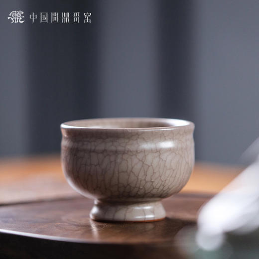 问鼎哥窑龙纹系列博古杯 商品图0