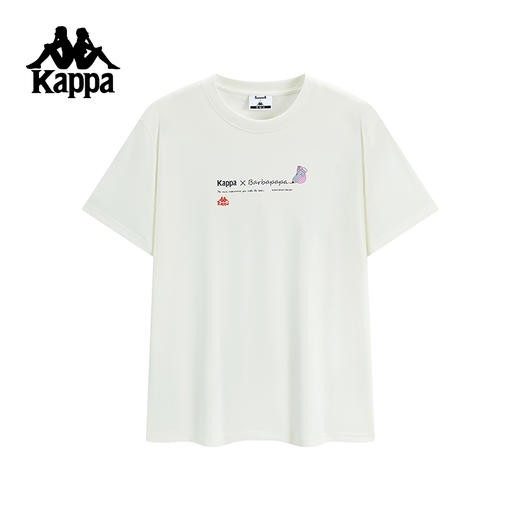 Kappa卡帕背靠背运动短袖男2025夏季新款宽松透气t恤休闲上衣女潮K0F52TD63 商品图2