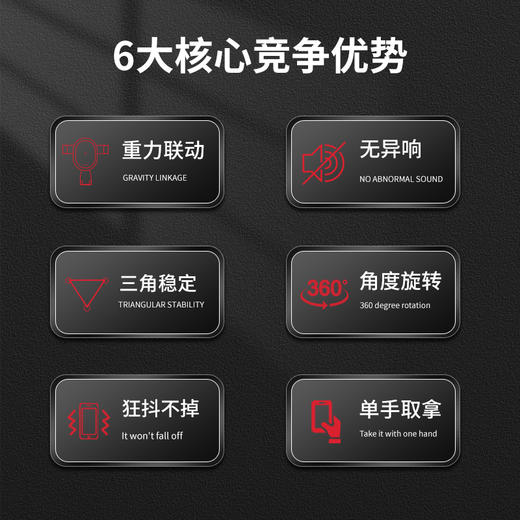 霍尼韦尔重力感应自动车载支架 HZX11 商品图2