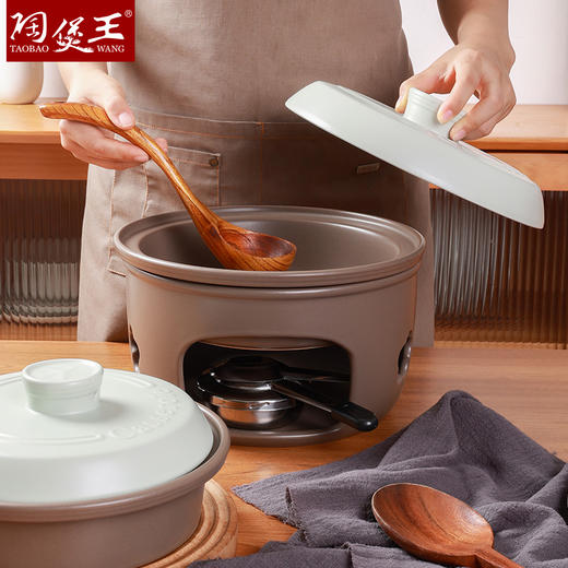 【福星加热煲】陶煲王固体酒精锅家用干锅陶瓷火锅酒精炉子酒精锅 商品图10