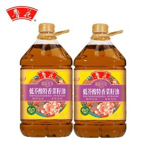 鲁花香味家族低芥酸特香菜籽油5L*2