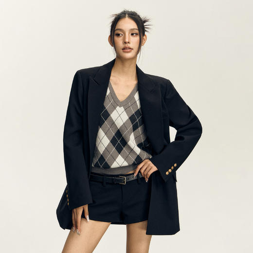 Ariseism 美式复古A字低腰休闲西装短裤女夏季新款 商品图4