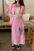 WHO KNOWS 粉色牛仔衬衫半裙套装 20439 商品缩略图0