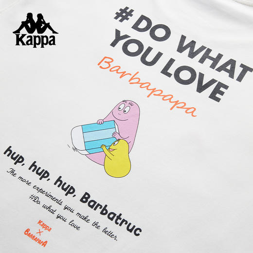 Kappa卡帕背靠背运动短袖男2025夏季新款宽松透气t恤休闲上衣女潮K0F52TD63 商品图4