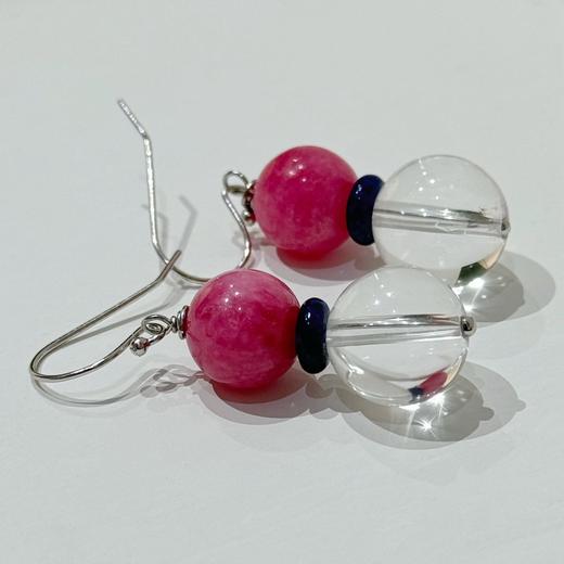 PEARLSIDE 遇见蔷薇水晶耳钩（预售3天） 商品图1