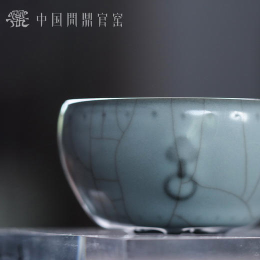 问鼎官窑南官御窑款大战鼓杯 商品图2