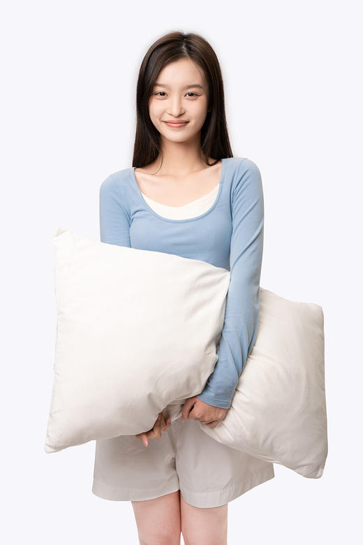 靴下物新款春秋保暖内衣女圆领内搭修身显瘦打底衫假两件长袖上衣 商品图5