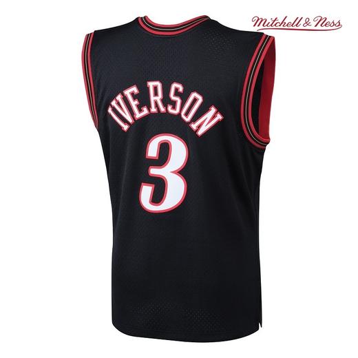 Mitchell&Ness 76人艾佛森 00-01赛季球衣 黑色 商品图3