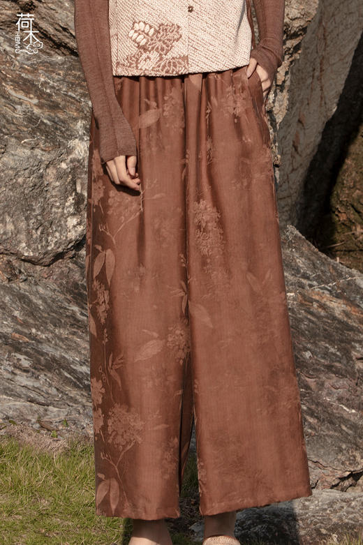 荷木HEMU丨缬衣·宽腿裤 商品图3