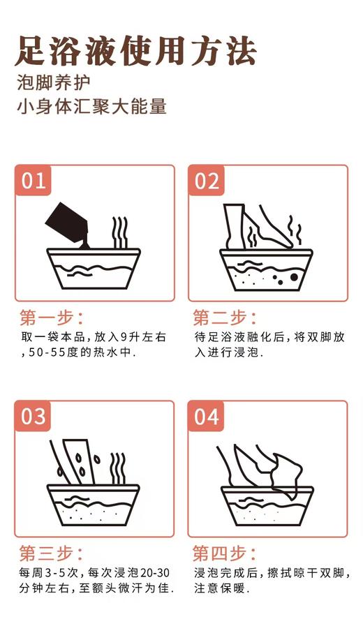 姜来无忧-足浴液  共400ml(8袋*50ml)【孕妇不可用】 厂家直发 商品图2