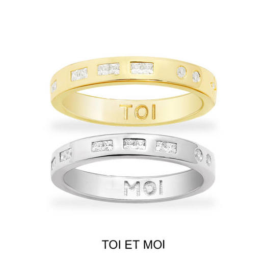 【不退不换，介意勿拍】APM Monaco 戒指2件  A22763OXY 商品图0