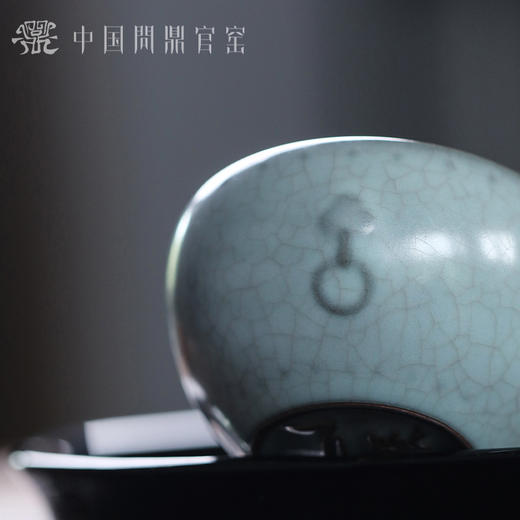 问鼎官窑南官御窑款甲辰战鼓杯 商品图4