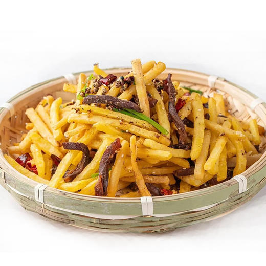 楚荷香冷冻藕条2kg速冻藕条冷冻干煸椒盐半成品油炸裹粉炸莲藕条小吃 商品图2