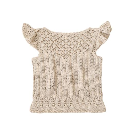 苏苏姐家云纹镂空上衣手工diy编织钩针毛线团自制蕾丝线衣服材料包 商品图4