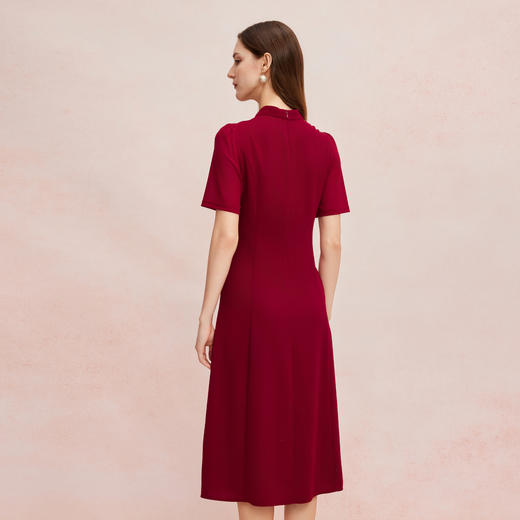 QF8B2斯尔丽25新款改良旗袍旗开得胜不挑身材精致流苏连衣裙 商品图1