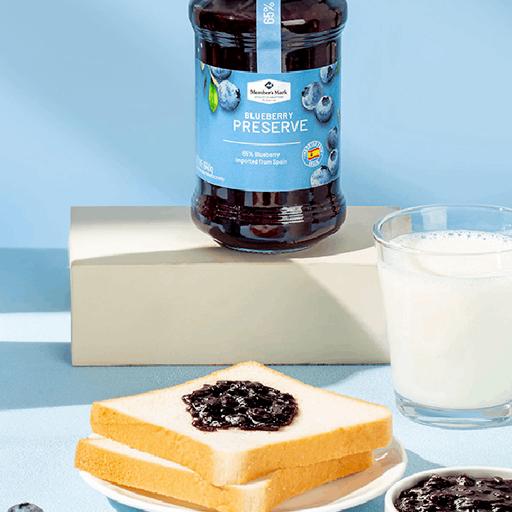 【悦惠精选】MM西班牙进口蓝莓果酱640g 商品图1